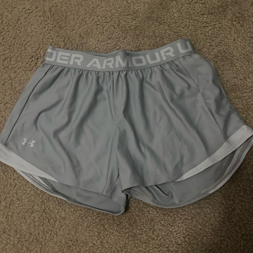 Grey under Armour athletic shorts